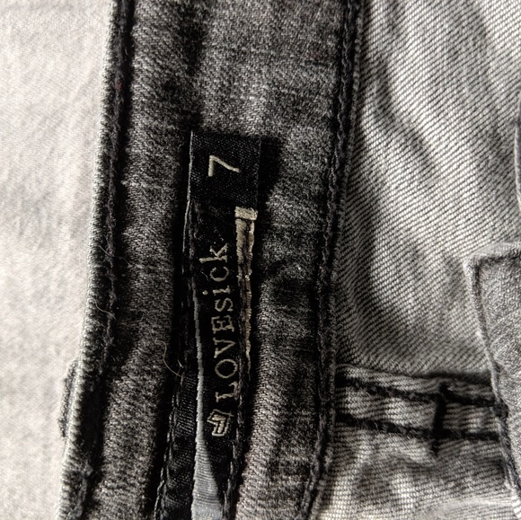 Gray American Flag Print Shorts - Picture 2 of 3